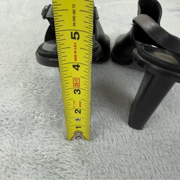 Alexander Wang Black Leather Heels Women’s Size 8 US/38 EU - Picture 2 of 11